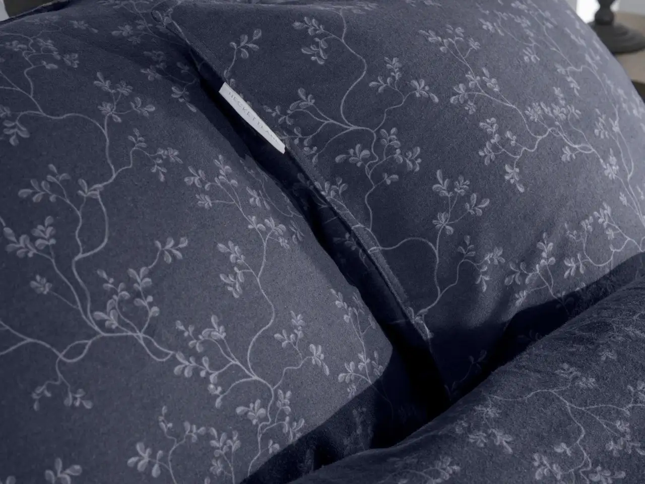 Heckett Lane flanellen dekbedovertrek Alloro dark blue - Afbeelding 4