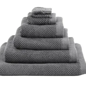Heckettlane badtextiel Grant classic antraciet