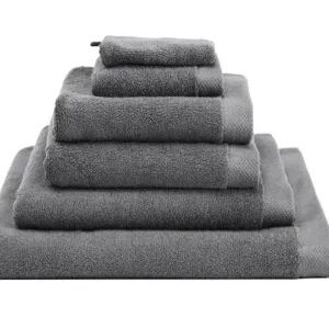Heckettlane badtextiel Premium classic antraciet