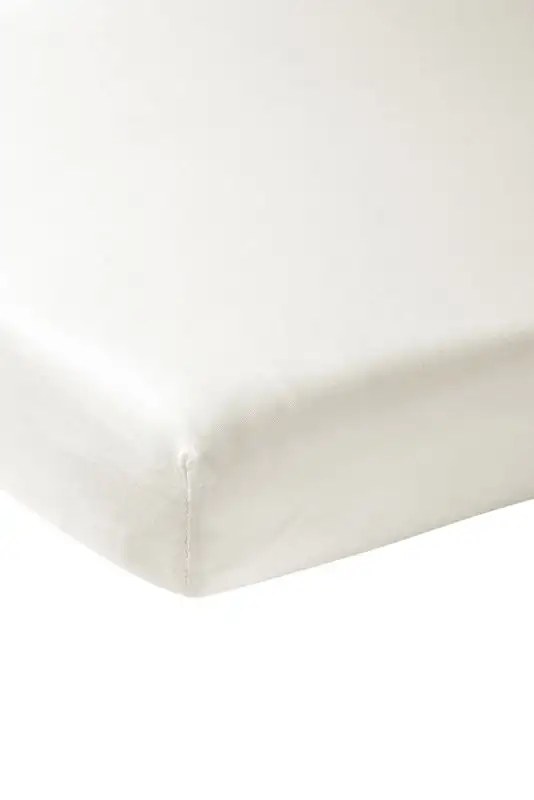 Jersey hoeslaken 60x120 - ledikant - offwhite - Off-white