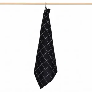 Jorzolino theedoek Check XL black