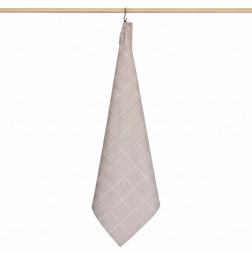 Jorzolino theedoek Check XL sand