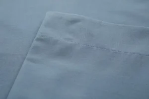 Kayori bio-katoenen laken Shizu (blauw)
