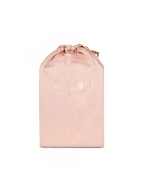 Kayori Giza topper hoeslaken (Egyptisch katoen, nude)