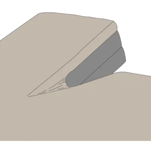 Kayori Kyoto jersey splitopper hoeslaken interlock zand - 140/160x200/220