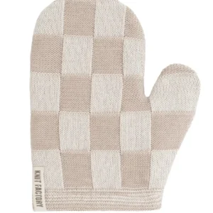 Knit Factory ovenwant Block ecru-linnen