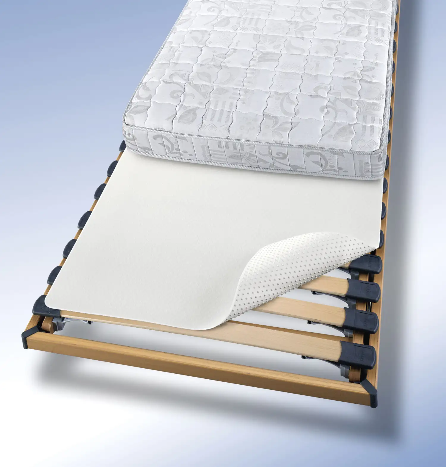 Matrasbeschermer met noppen (antislip)