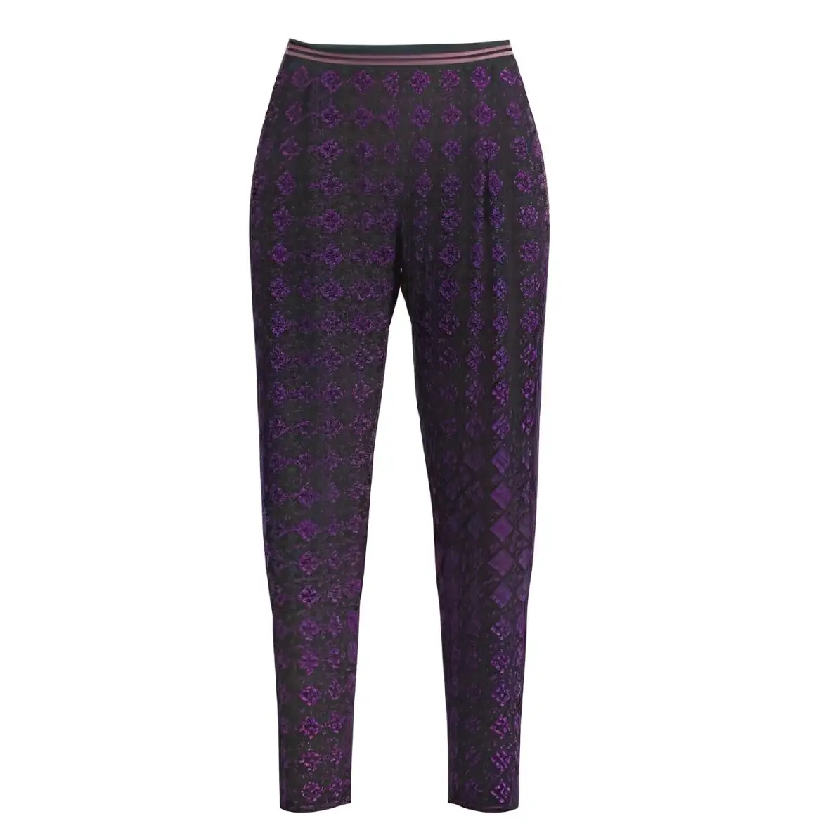 Mey dames broek Geometric Fade electric purple - L