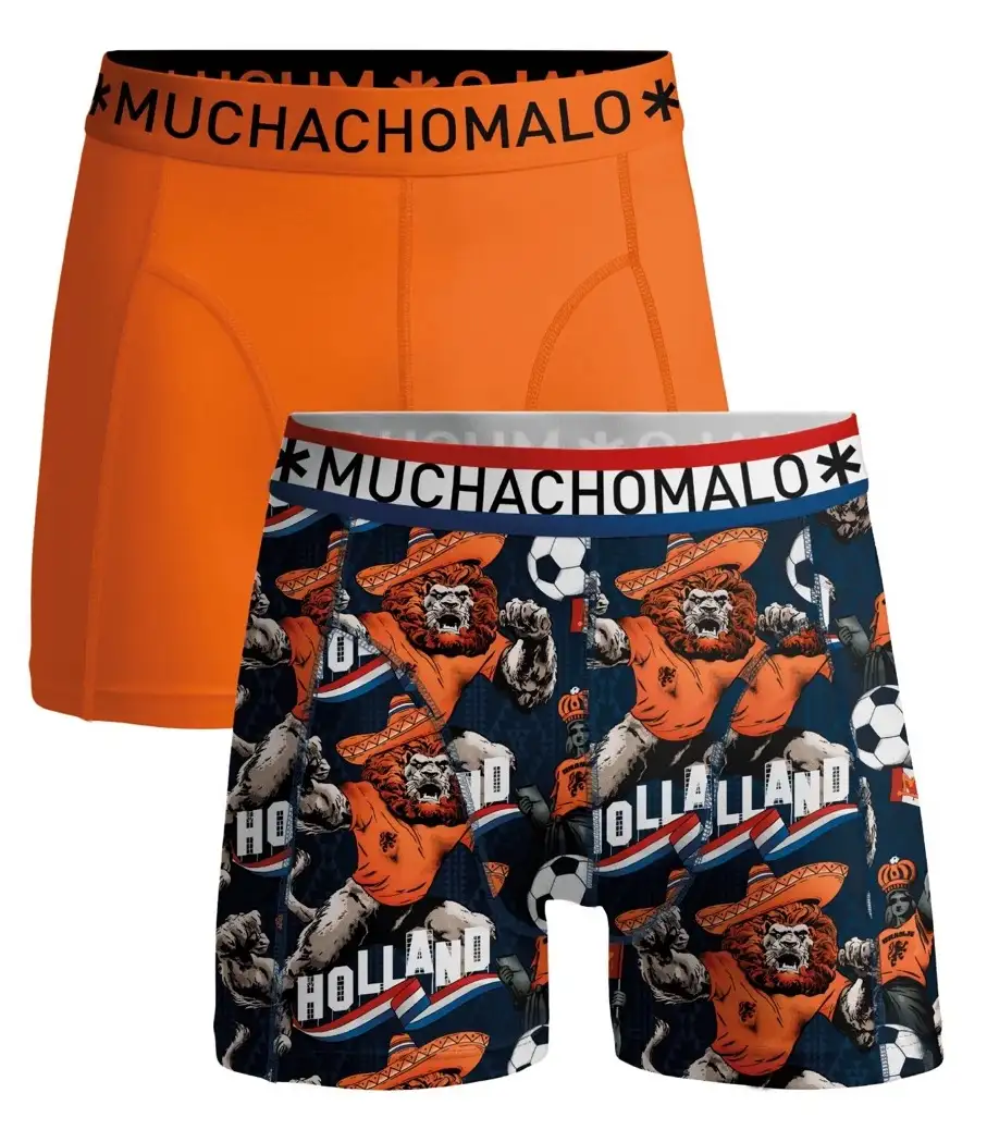 MuchachoMalo boxershort WK-special Dutch Lion 2-pack 03 - 7 (XL)