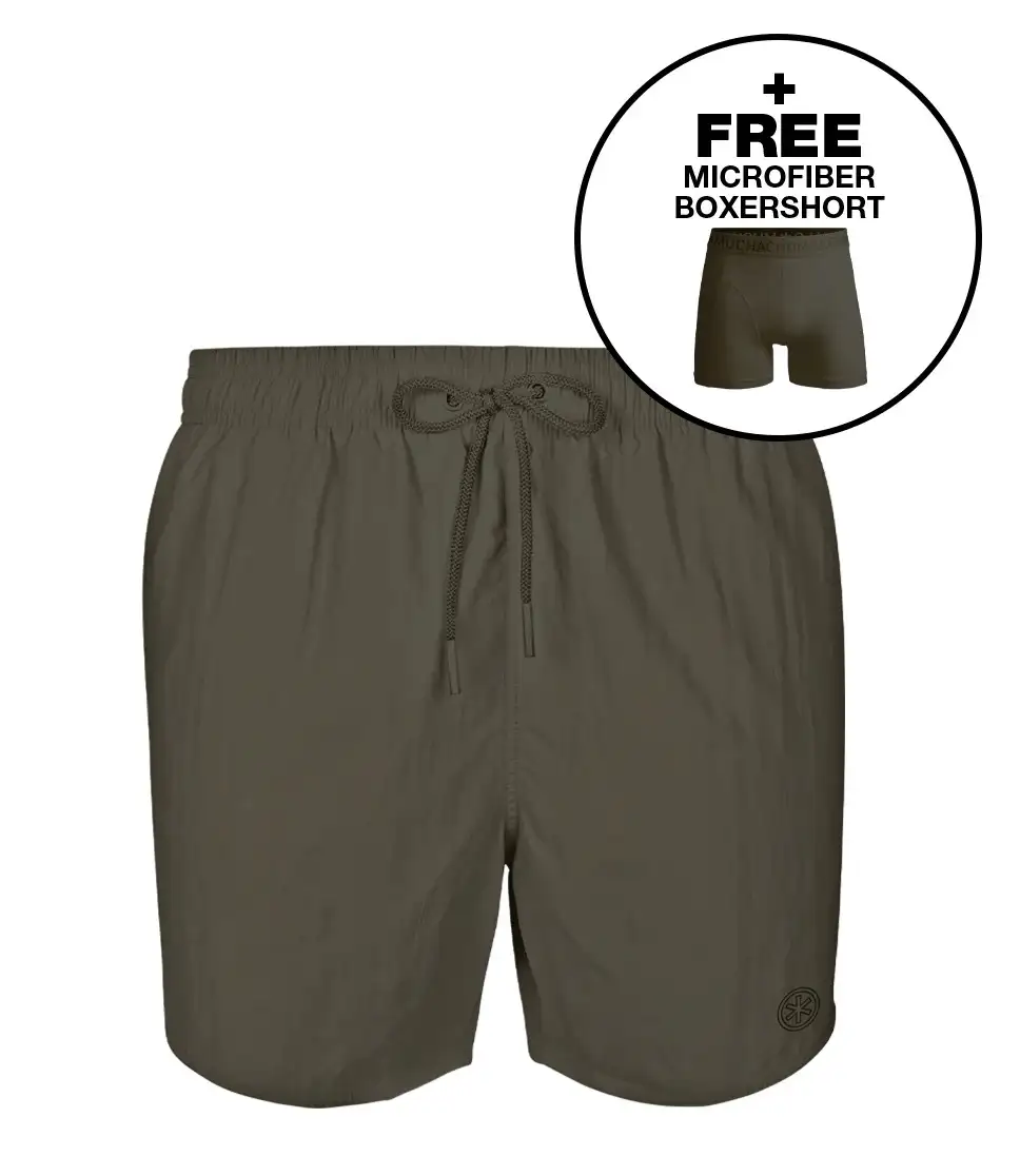 MuchachoMalo zwemshort army green - 9 (3XL)
