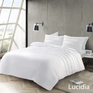 Papillon dekbedovertrek Lucidia wit