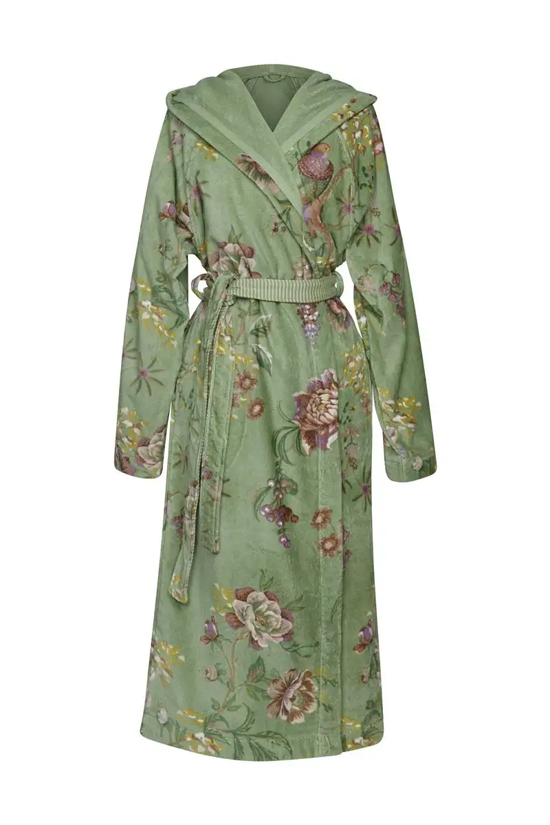 PiP Studio badjas Secret Garden green - S