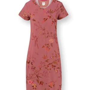PiP Studio nachthemd Djoy Bodhi Flower dark pink