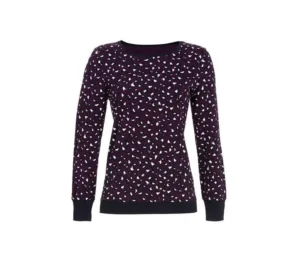 Ringella Bloomy dames shirt Animal 5551405 pflaume