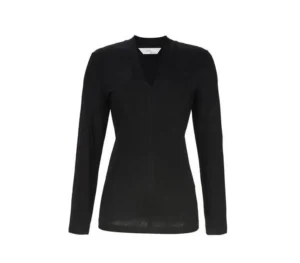 Ringella Cherie Line dames shirt sjaalkraag 5571410 schwarz
