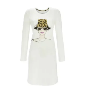 Ringella dames nachthemd Eyecatcher 5511001 champagner