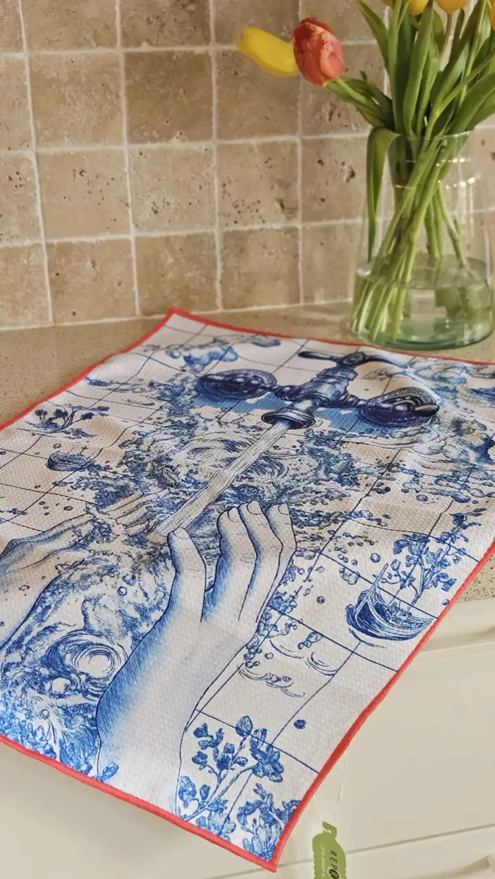 SooBluu theedoek of keukendoek TAP 50x70cm - Afbeelding 6