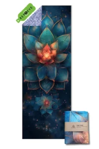SooBluu yogahanddoek Lotus 183x67cm anti-slip