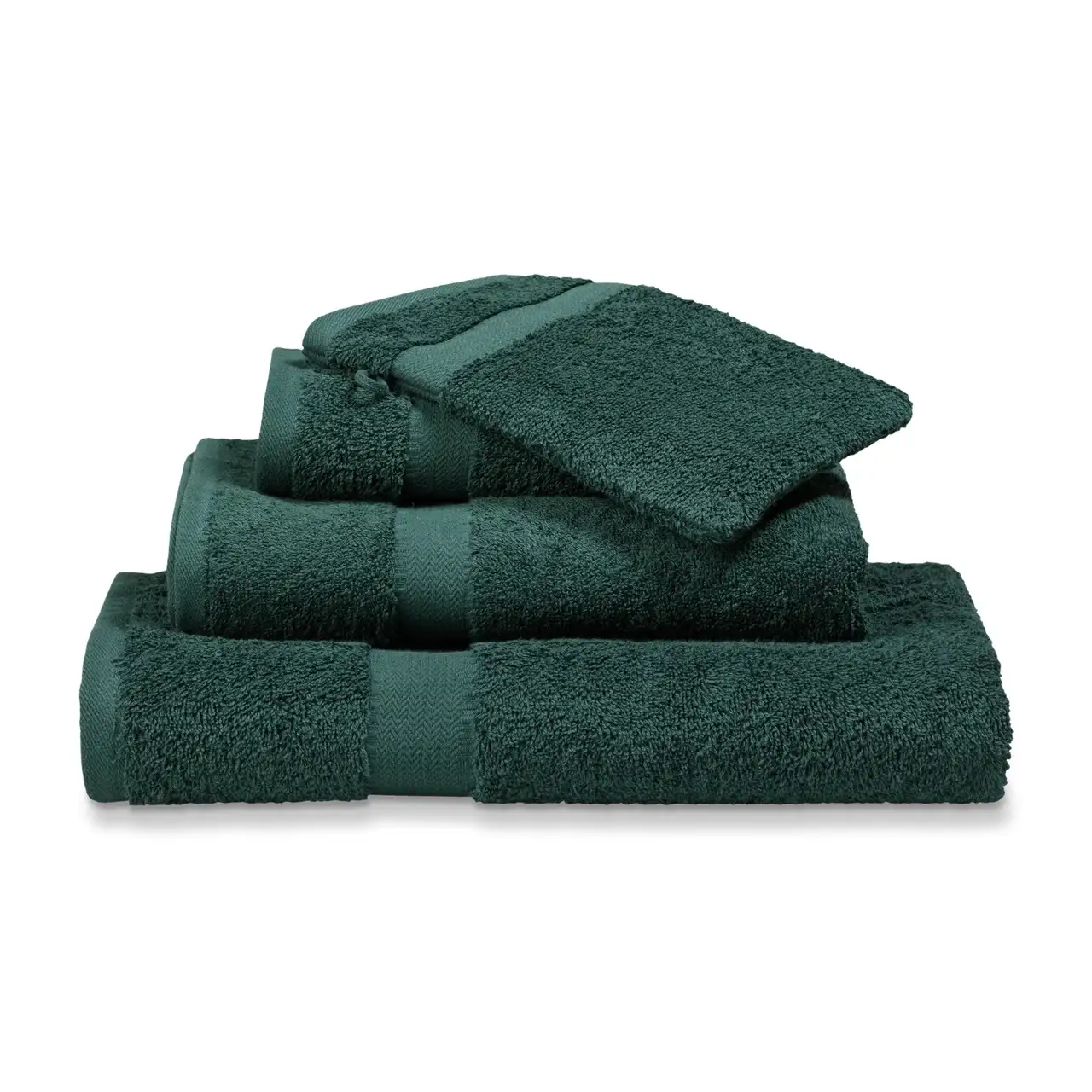 Vandyck badgoed Prestige Plain dark green