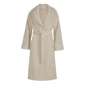 Vandyck badjas Prestige Uni (stone, unisex)