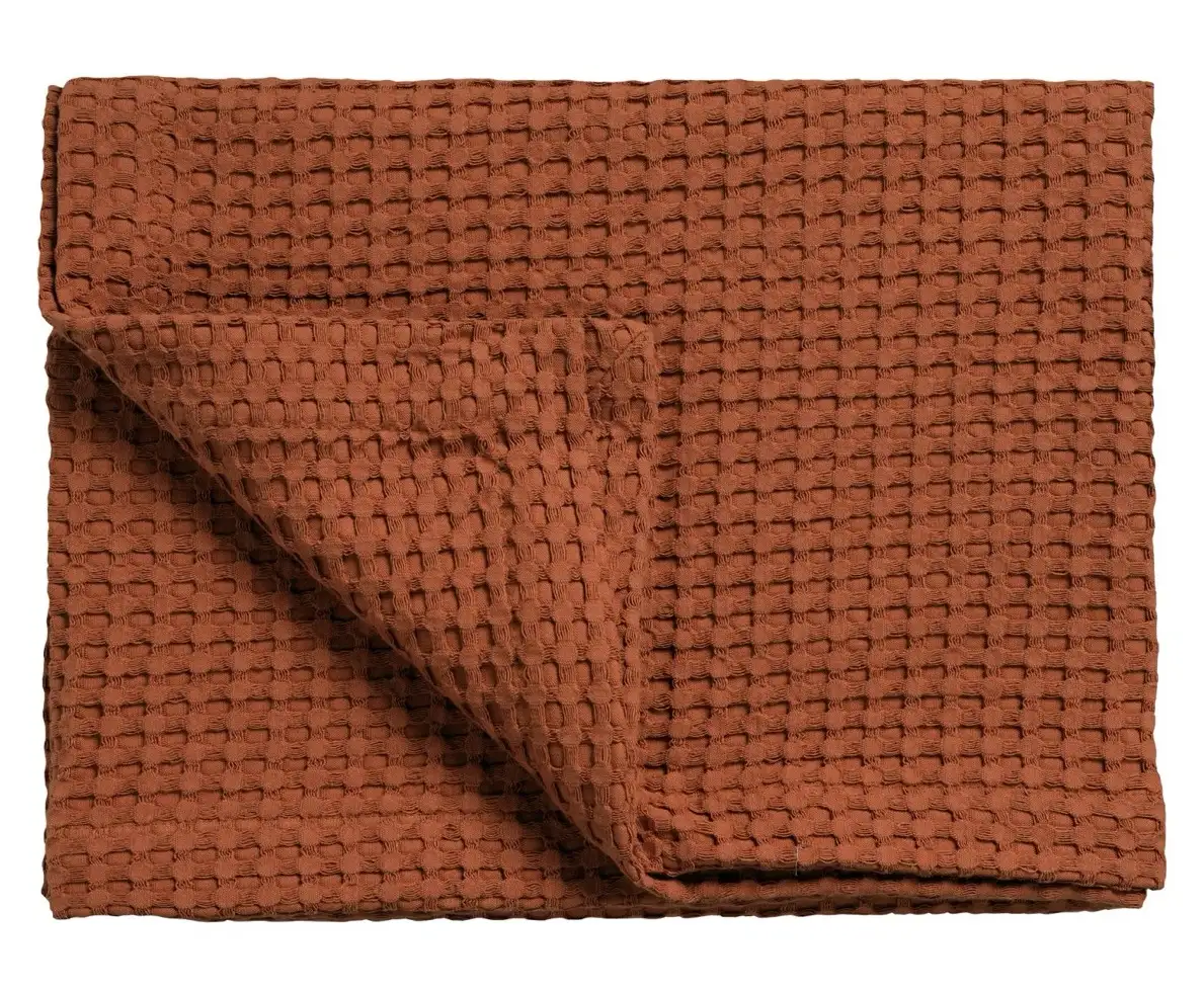 Vandyck HOME PIQUE wafel bedsprei rusty brown - 160x250