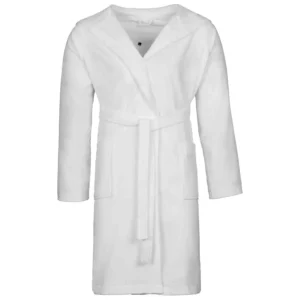 Vossen unisex badjas Texas (wit)