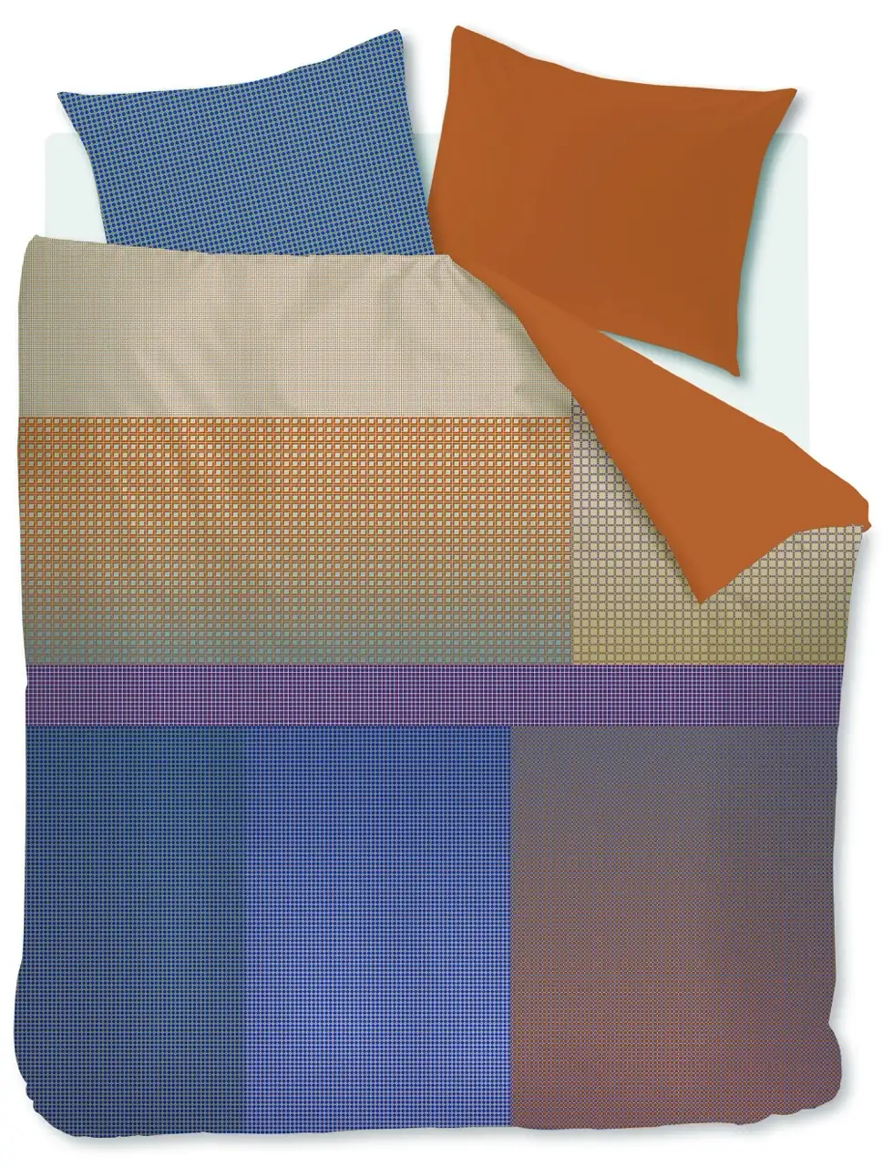 Beddinghouse DD tencel dekbedovertrek Oxford Street blauw - Afbeelding 4