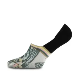 XPOOOS dames footies Butterfly onesize