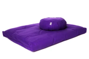 ZENZES® Pro Eco meditatiekussen zabuton en zafu paars
