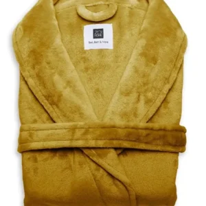Zo! Home badjas Cara unisex honey gold