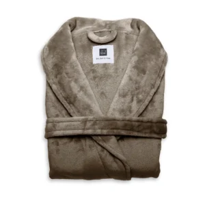 Zo! Home badjas Cara unisex steeple taupe
