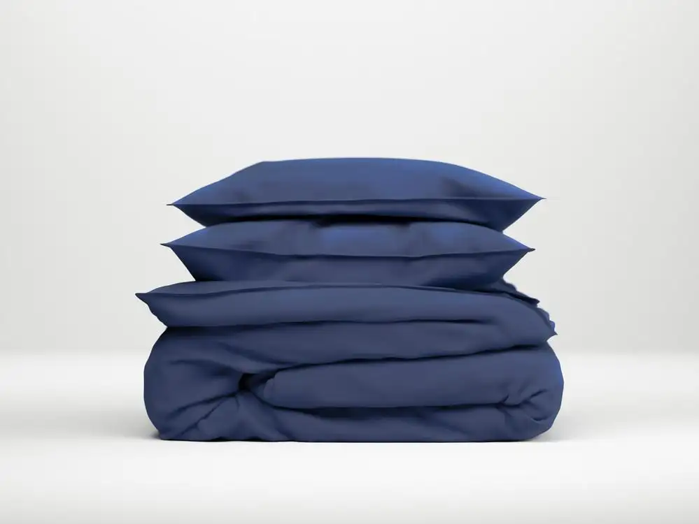 Zo! Home dekbedovertrek Satinado Solid (satijn, evening blue) - Afbeelding 3