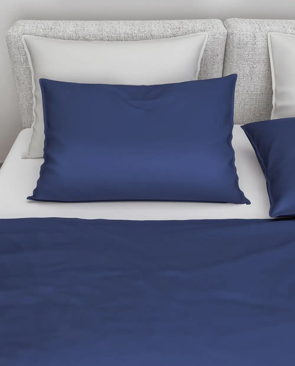 Zo! Home dekbedovertrek Satinado Solid (satijn, evening blue) - Afbeelding 2