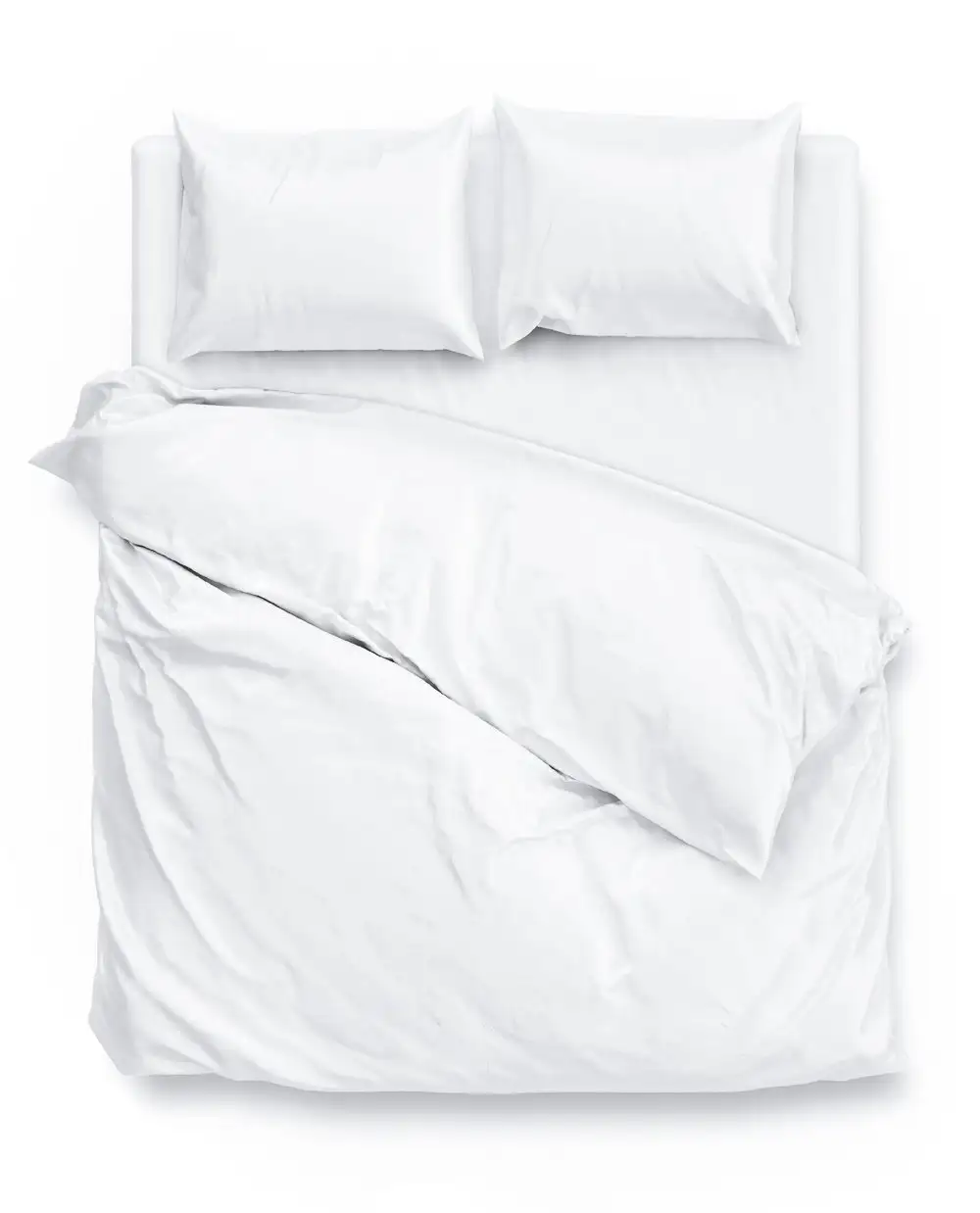 Zo! Home dekbedovertrek Satinado Solid (satijn, white) - Afbeelding 4
