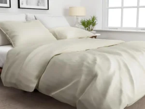 Zo! Home dekbedovertrek Satinado Solid (satijn, offwhite)