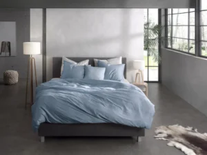 Zo! Home dekbedovertrek Satinado Solid (satijn, riviera blue)