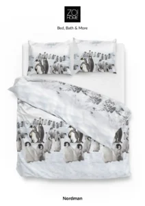Zo! Home flanellen dekbedovertrek Nordman (white)