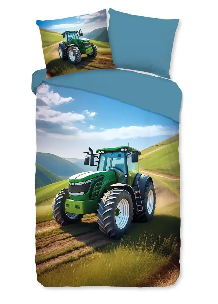 Good morning dekbedovertrek Aart 140x200/220 groen 10147 - Afbeelding 4