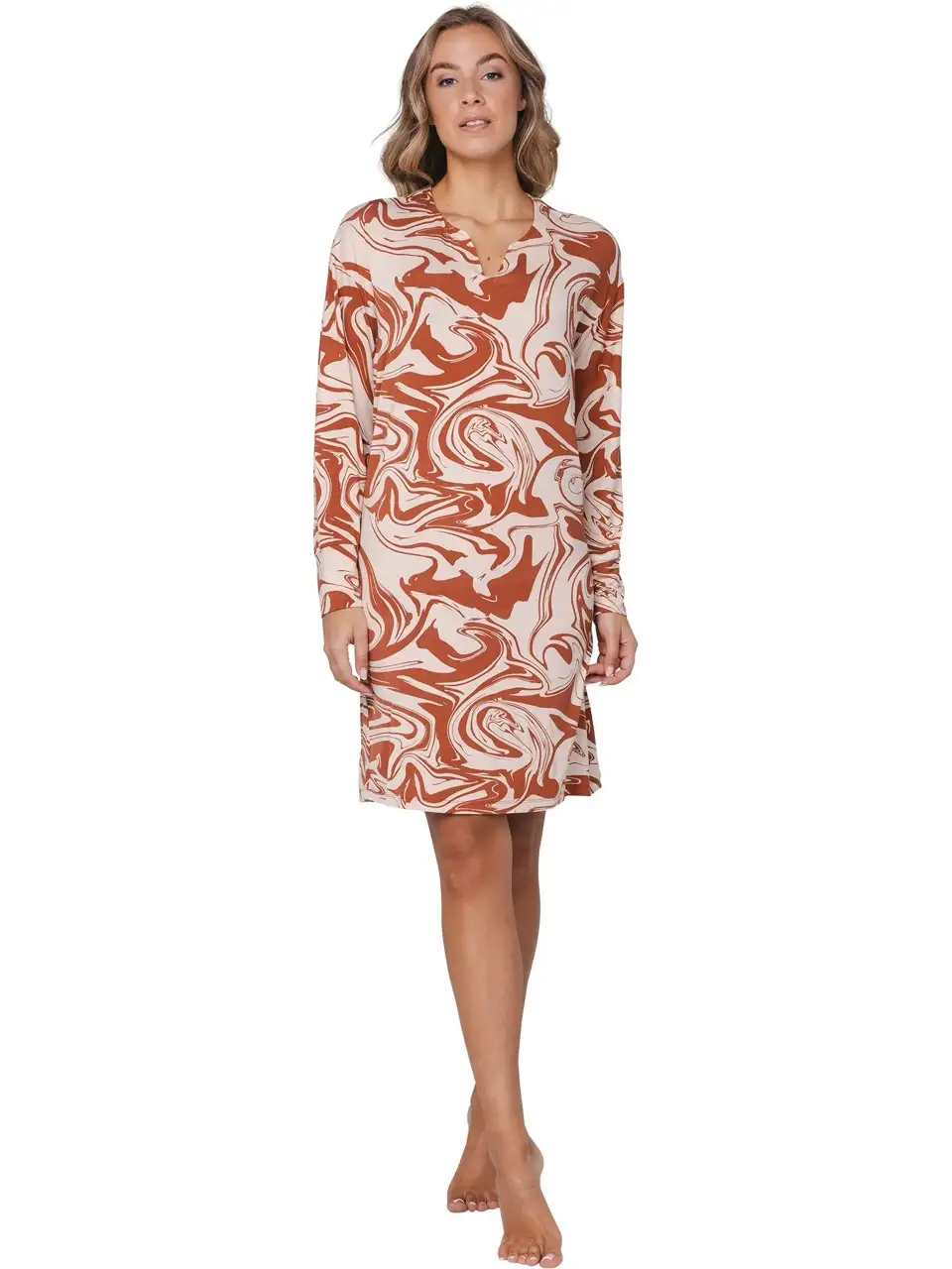 Pastunette dames nachthemd 111252-200-2 brown - Afbeelding 2