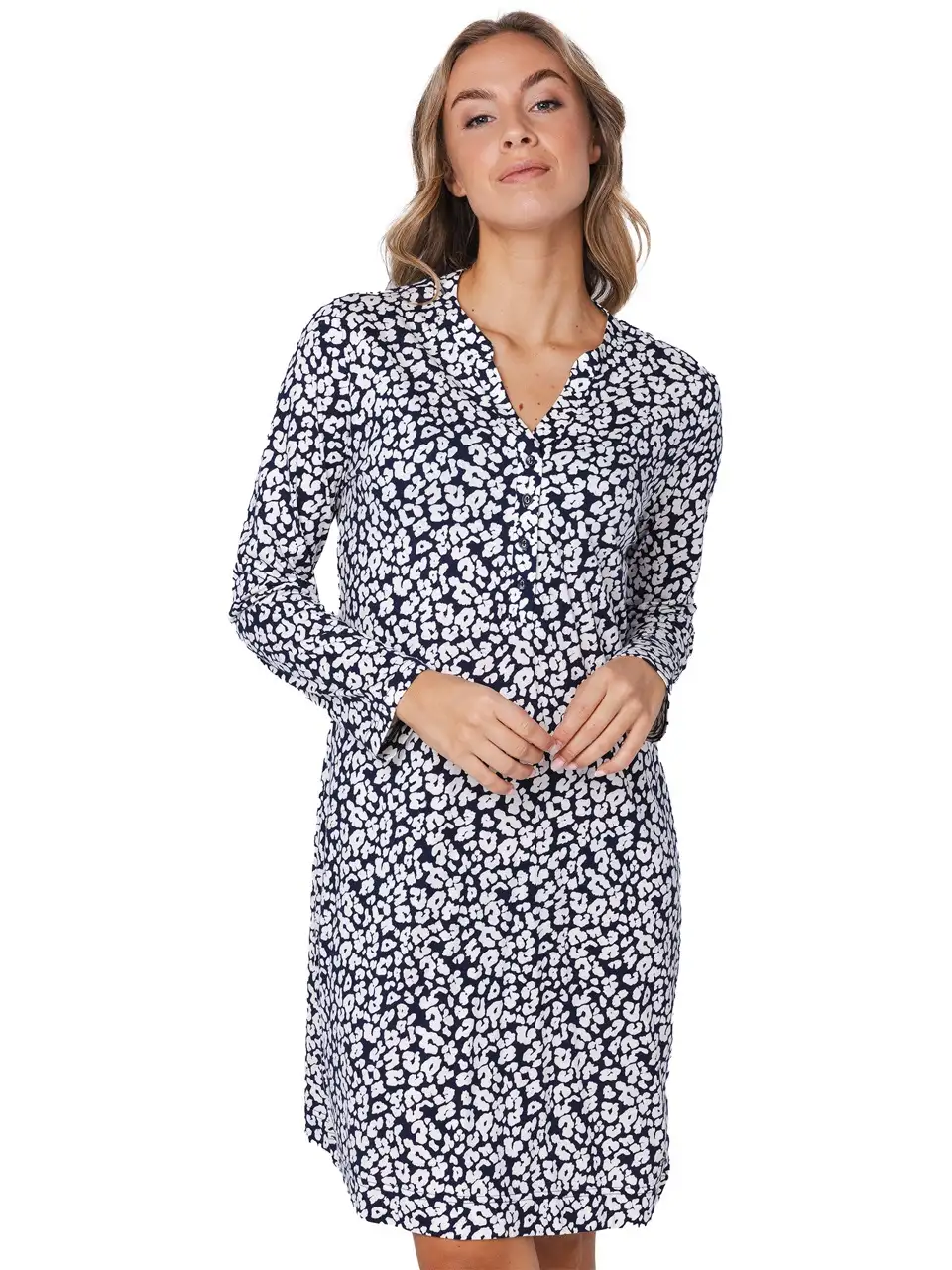 Pastunette dames nachthemd 111252-212-1 dark blue - Afbeelding 3