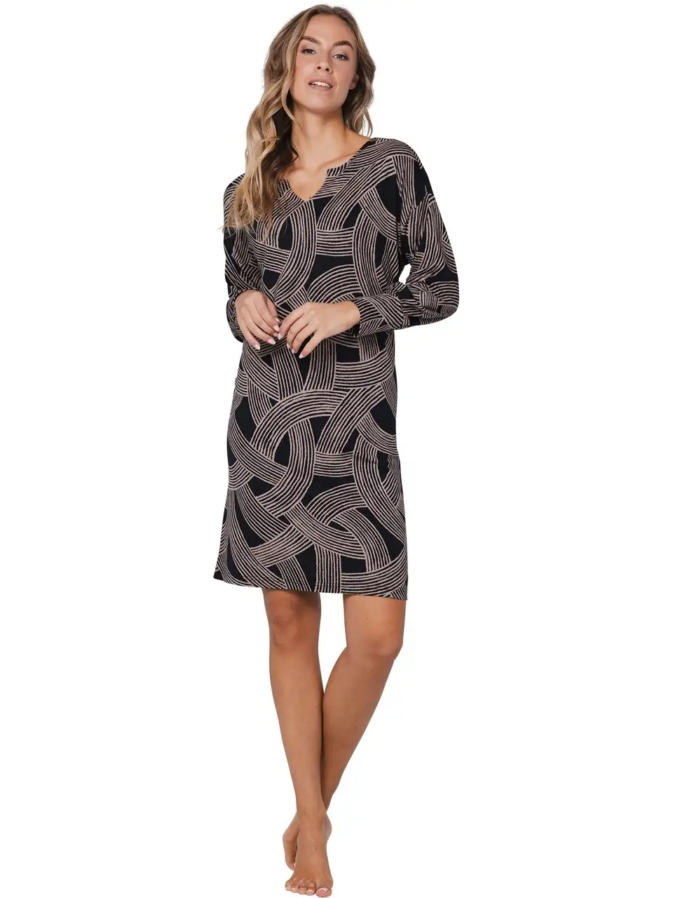 Pastunette dames nachthemd 111252-246-2 black - Afbeelding 4