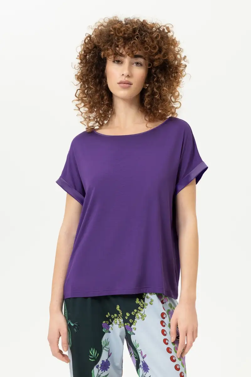 Mey dames t-shirt Pure Chic electric purple - Afbeelding 2