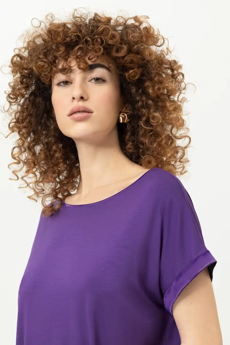 Mey dames t-shirt Pure Chic electric purple - Afbeelding 4