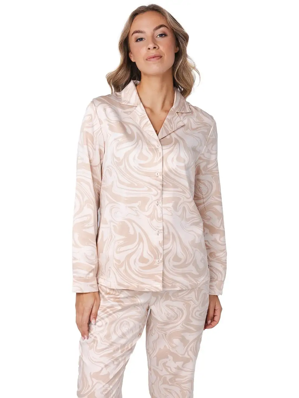 Pastunette dames pyjama Eternal 121252-202-1 beige - Afbeelding 4