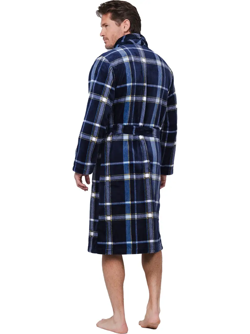 Pastunette heren badjas 172252-552-1 dark blue - Afbeelding 2