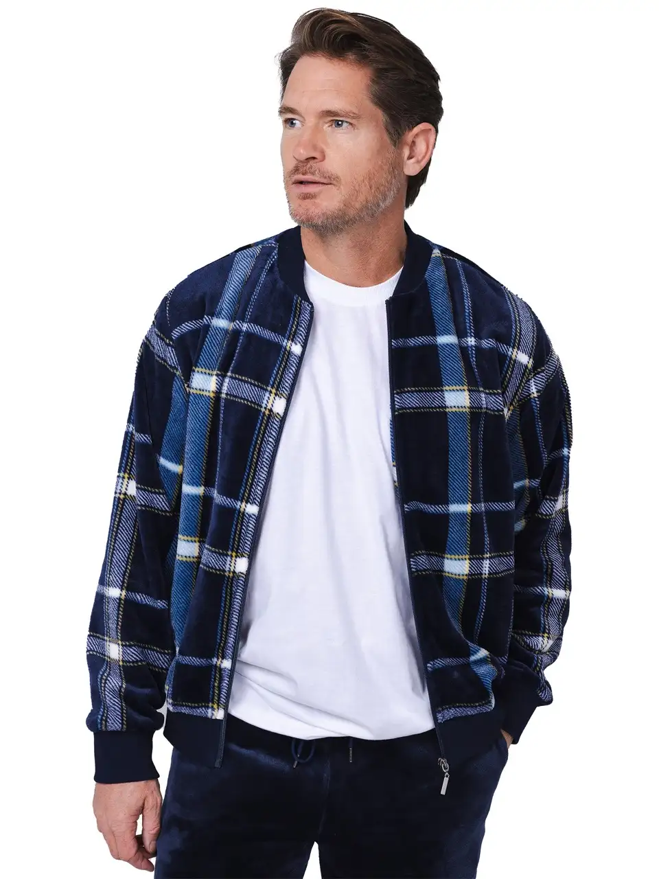 Pastunette heren huispak 182252-552-1 dark blue - Afbeelding 3
