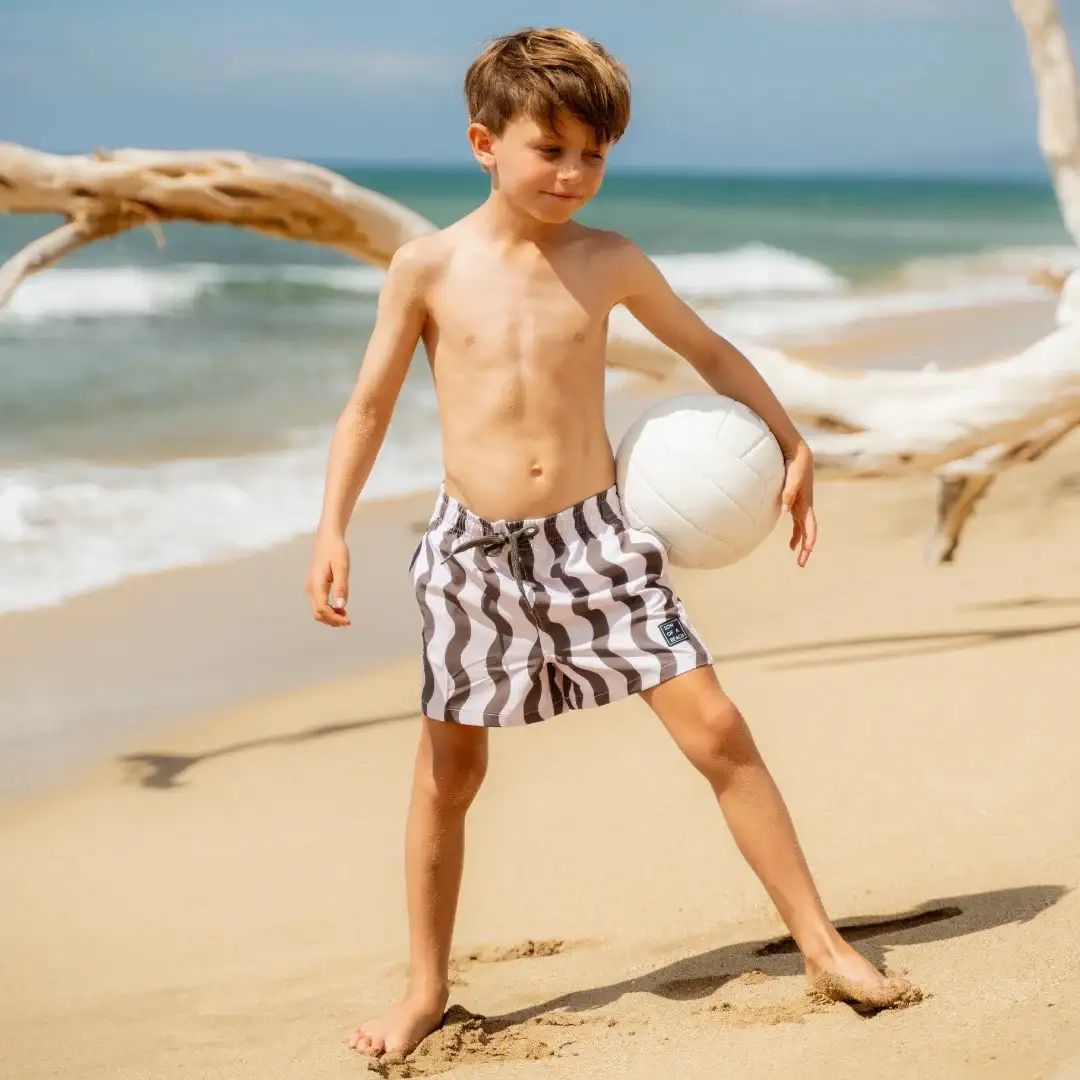 Son of a Beach jongens zwemshort Waves groen - Afbeelding 5