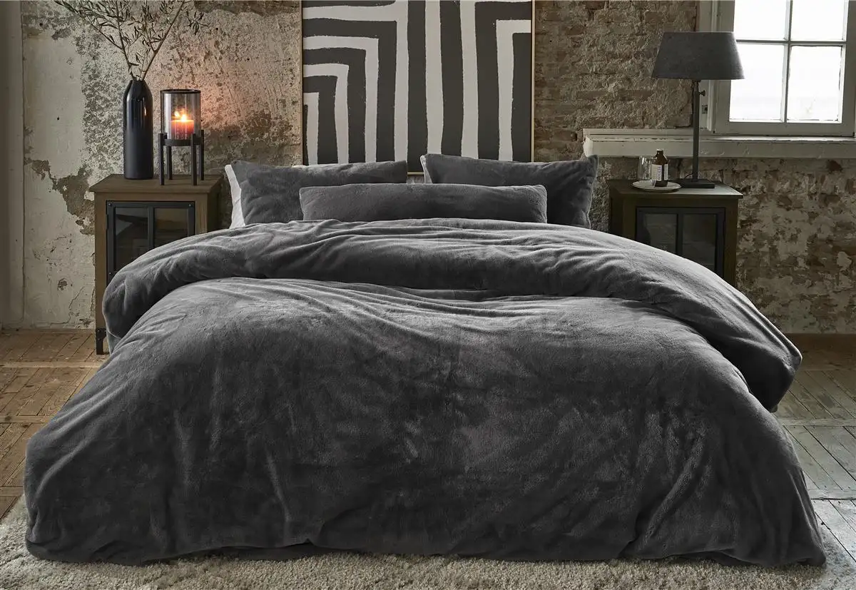 Riviera Maison dekbedovertrek Tendre grey - Afbeelding 3