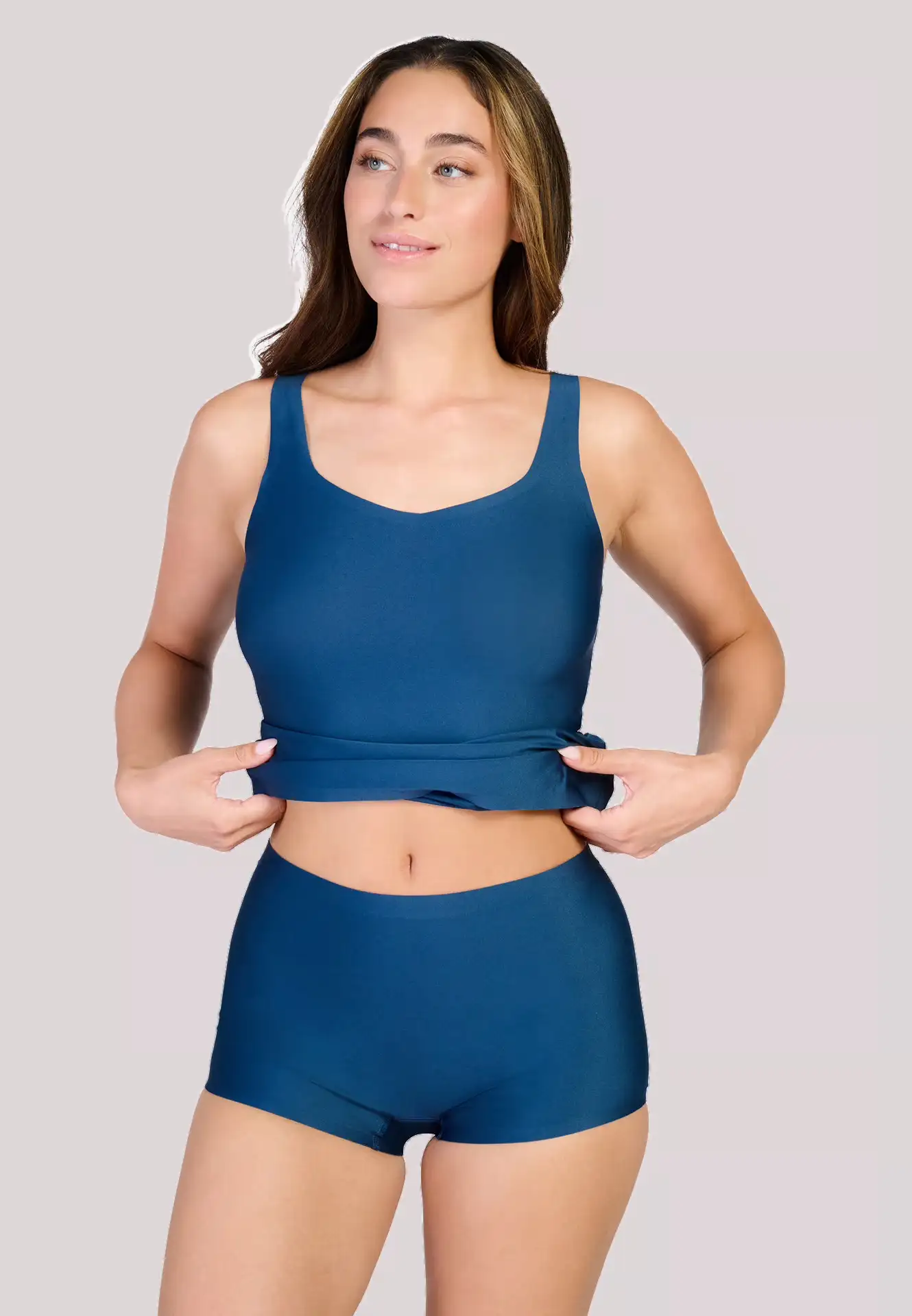 Ten Cate Secrets dames Short smokey teal - Afbeelding 3