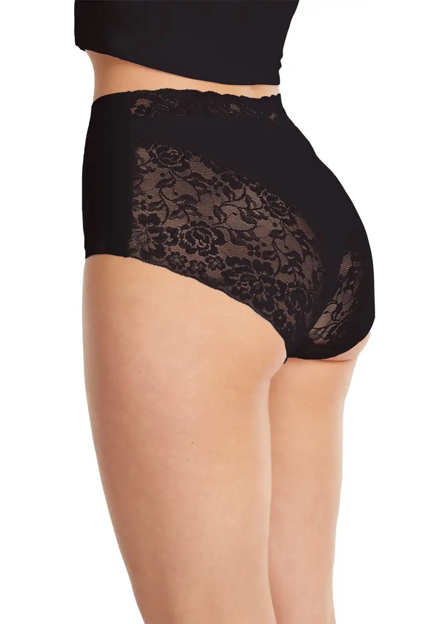 Ten Cate Secrets dames Maxi slip Lace kant black 3-pack - Afbeelding 3